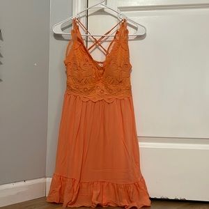 orange sundress